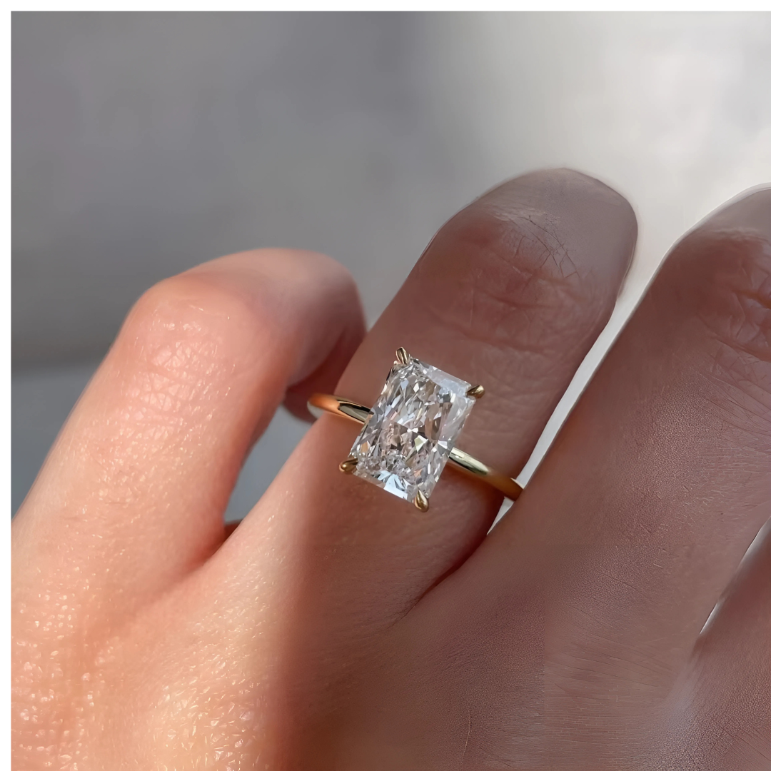 Hailey Moissanite Ring