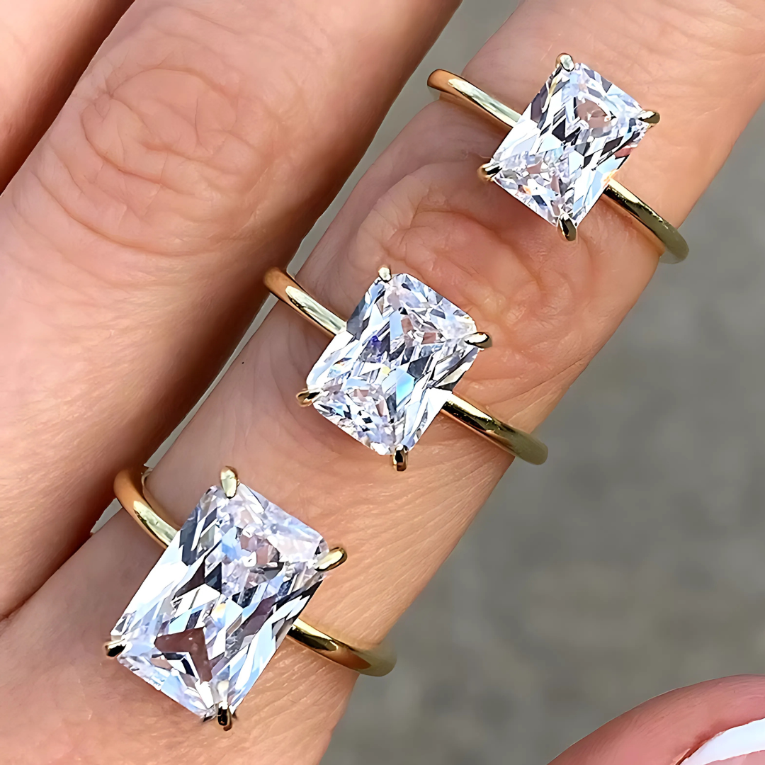 Hailey Moissanite Ring