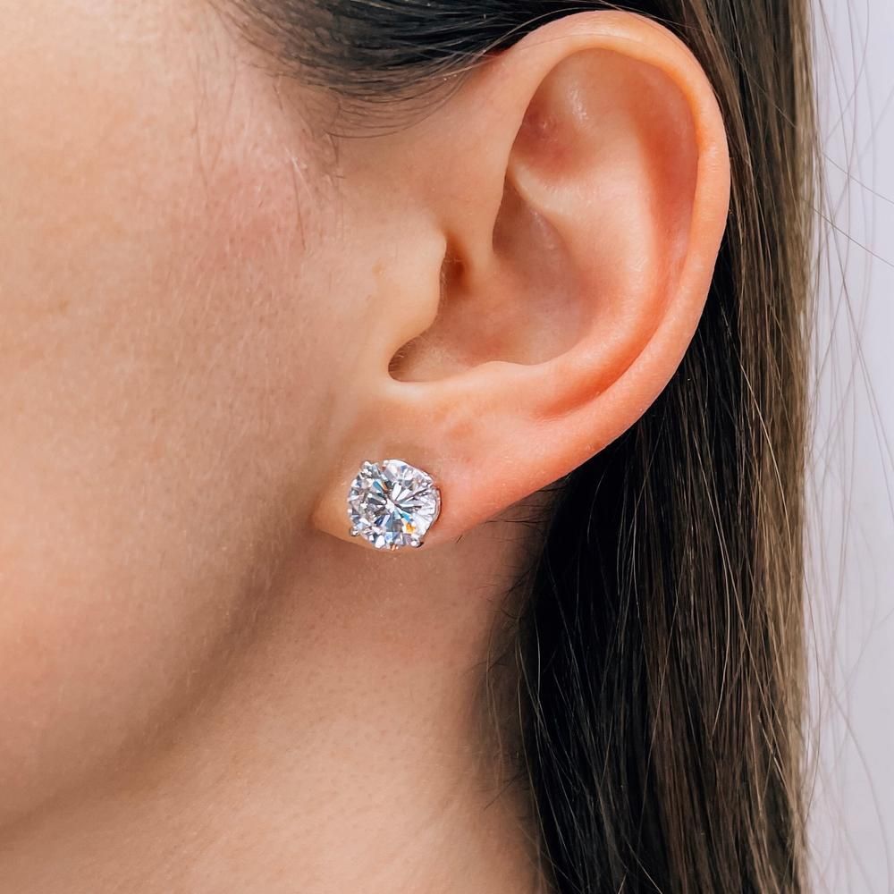 Moissanite Studs Earrings