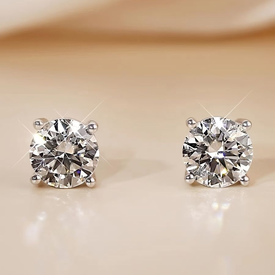 Moissanite Studs Earrings