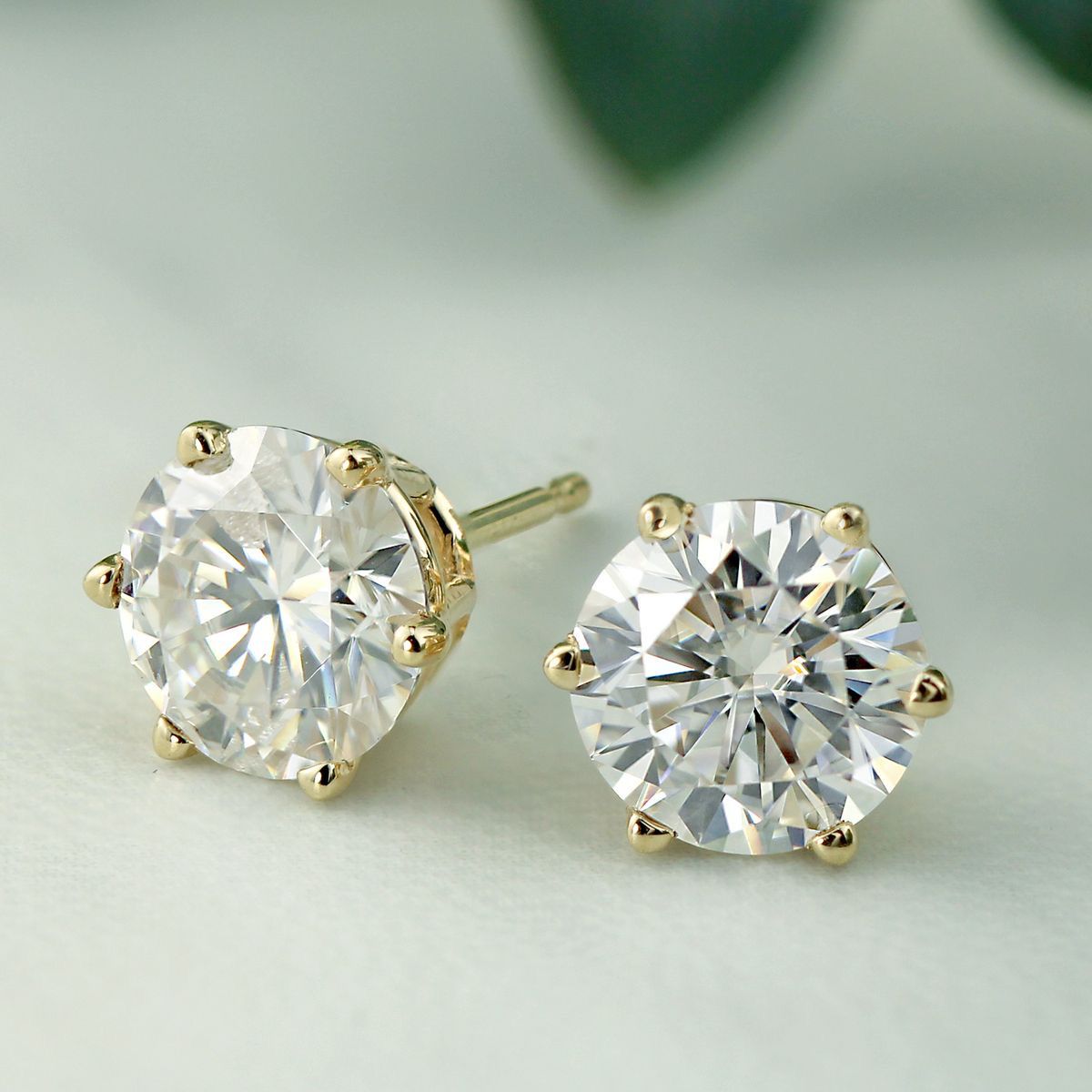 Moissanite Studs Earrings